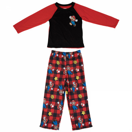 Nintendo Super Mario Long Sleeve 2-Piece Pajama Set